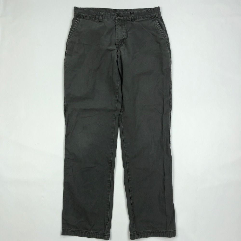 Patagonia Mens Duck Canvas Pants 34x33 Forge Grey Organic Cotton 56831